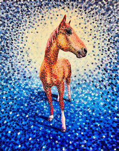 Ruby In A Star - 48x60